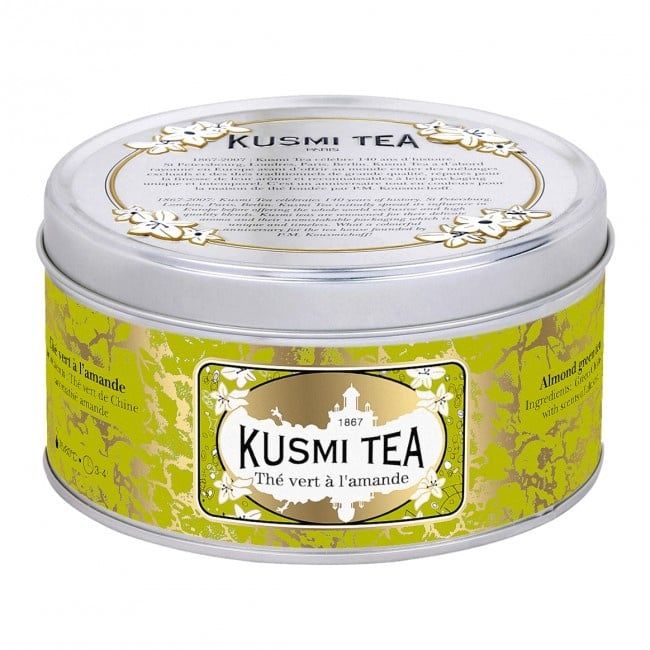 Kusmi: Almond Green Tea, Maat: Blik - 100 gram