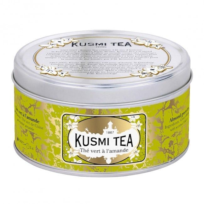 Kusmi: Almond Green Tea, Maat: Blik - 100 gram