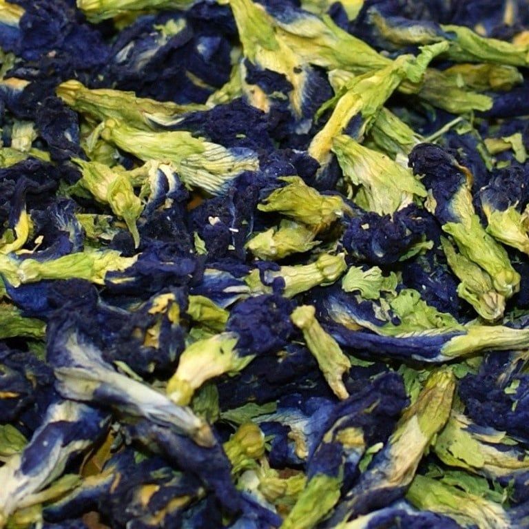 Kittelbloem, Butterfly Pea, Bluechai, Vlindererwt bloem of Clitoria ternatea, Maat: 25 g