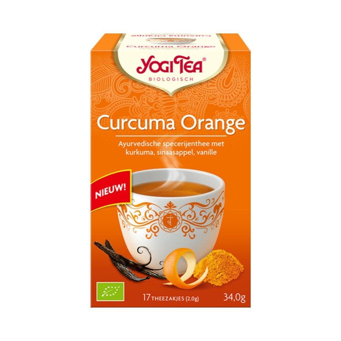Yogi Curcuma Orange, Maat: Standaard