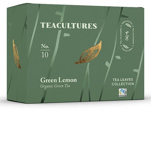 Tea Cultures 10 Green Lemon Sencha, Maat: Standaard