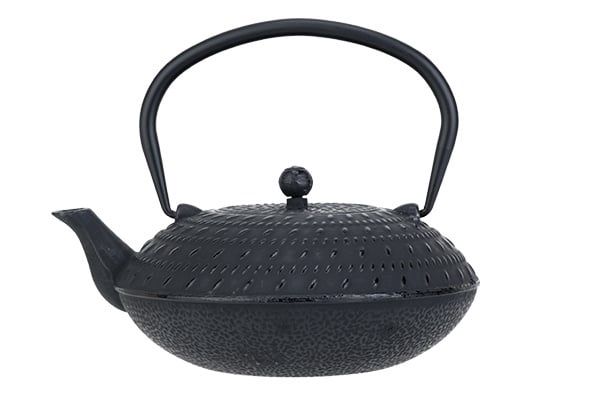 Gietijzeren theepot Sendai, Maat: zwart