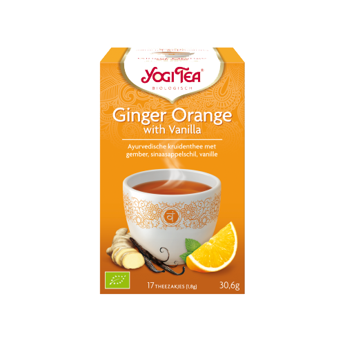 Yogi Ginger Orange with Vanilla, Maat: Standaard