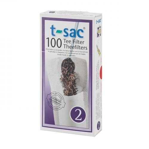 Theefilterzakjes t-sac® maat 2, Maat: T-Sac Nummer 2