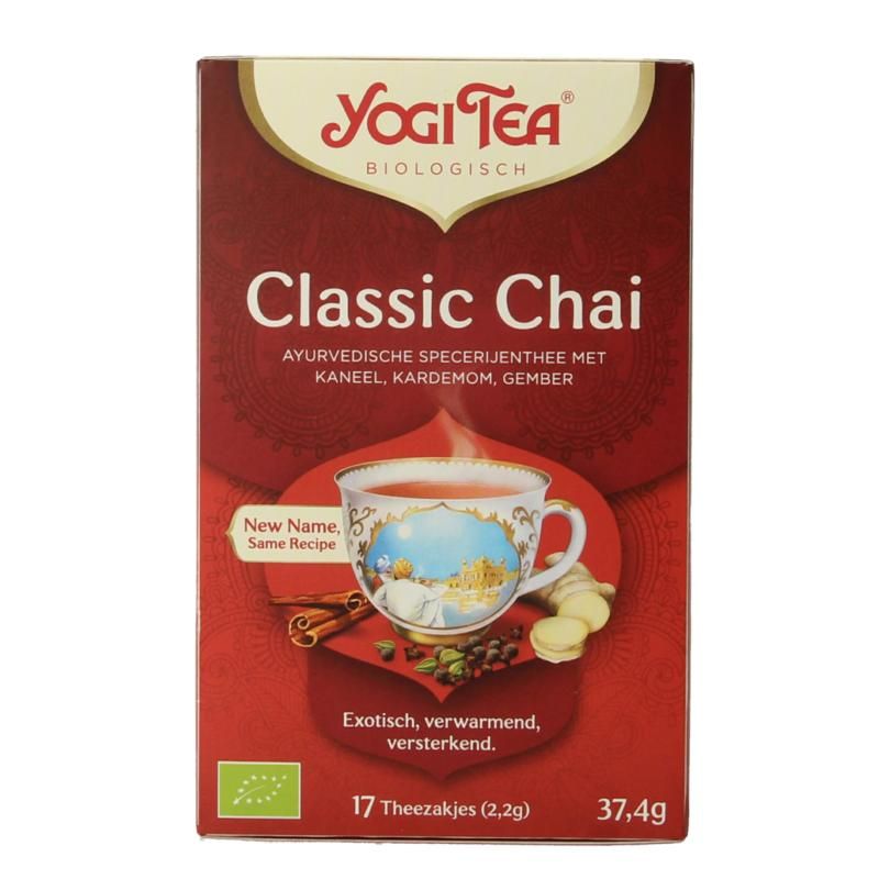 Yogi Classic Chai losse thee of zakjes, Maat: 17 zakjes