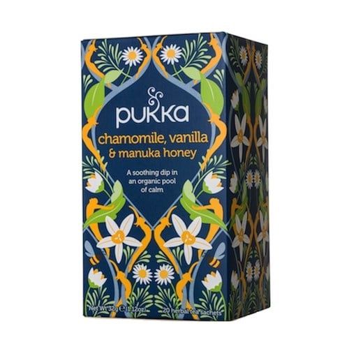 Pukka Taste Alive: Chamomile, Vanilla &amp; Manuka Honey, Inhoud: Zakjes - 20 stuks