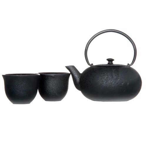 Gietijzeren theeset Fuku zwart 0,55L