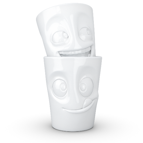 Mok zonder oor set nr29: Joking &amp; Tasty, Maat: Standaard