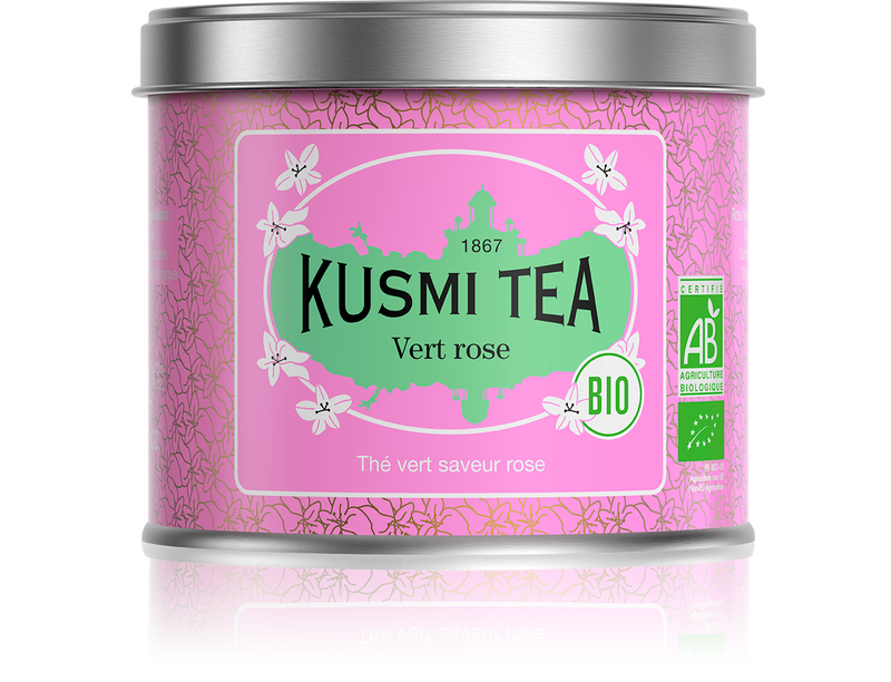 Kusmi: Rose Green Tea, Maat: Blik - 100 gram