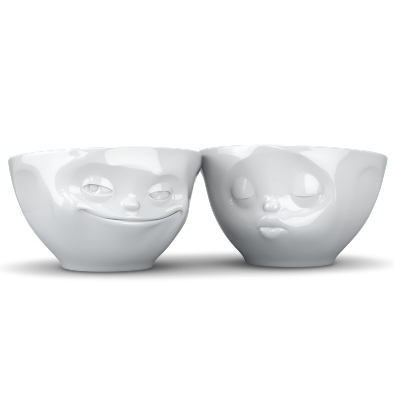 Bowl 200ml set nr22: Kissing &amp; Grinning