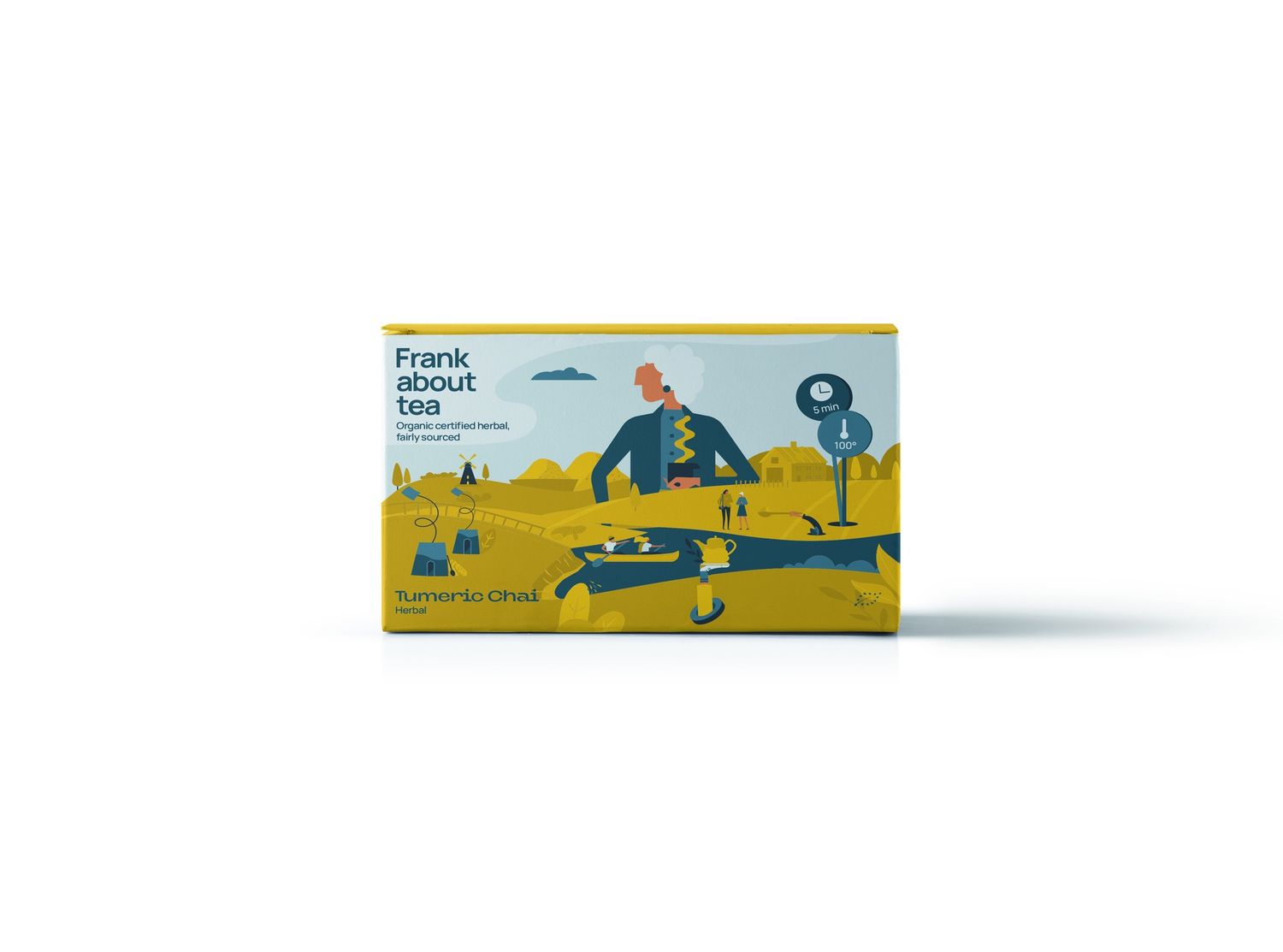 Frank about tea Turmeric Chai, Inhoud: Zakjes - 20 stuks