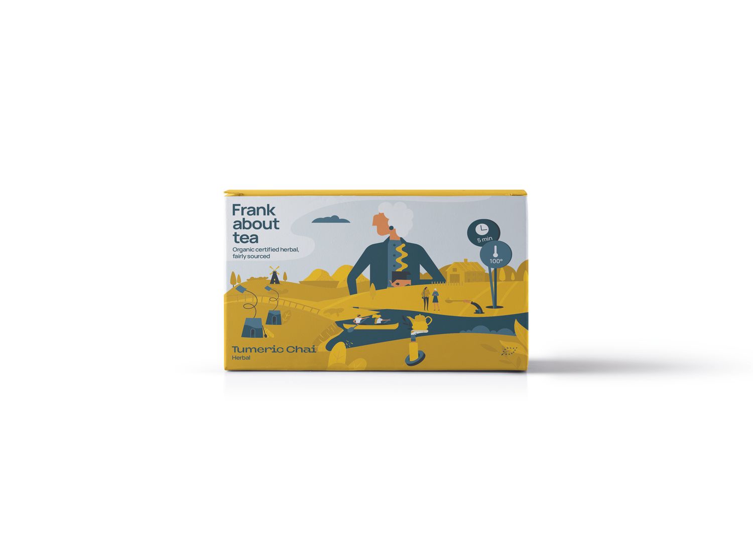 Frank about tea Turmeric Chai, Inhoud: Zakjes - 20 stuks