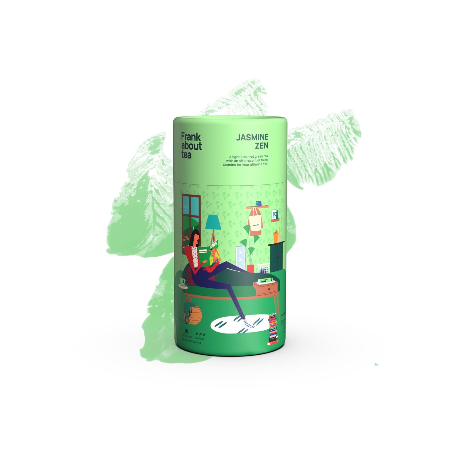 Frank about tea Jasmine Zen, Maat: Losse thee 80 gram