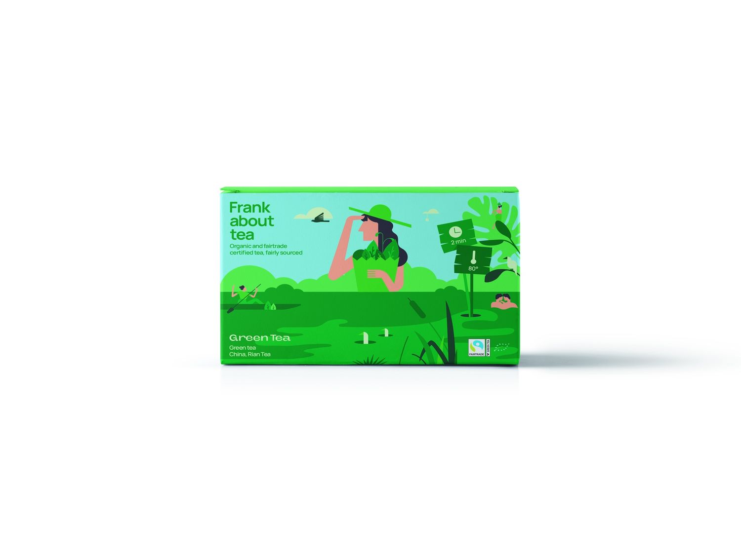 Frank about tea Green Tea, Inhoud: Zakjes - 20 stuks