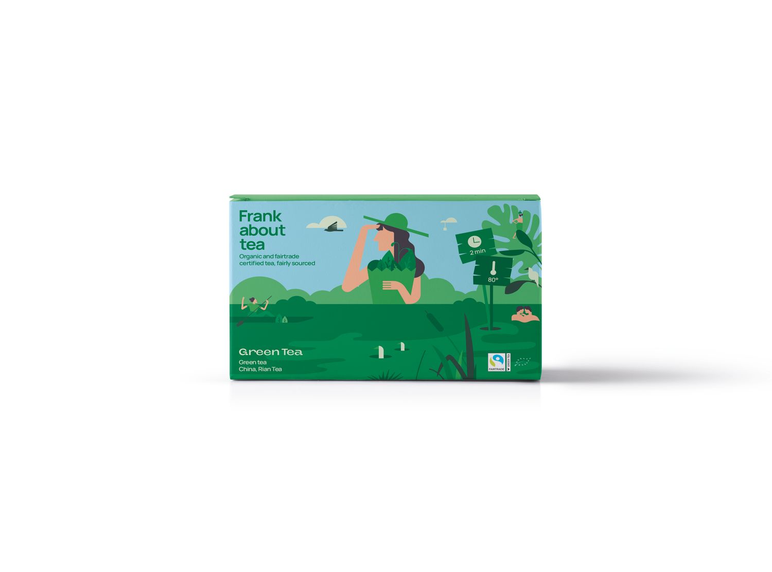 Frank about tea Green Tea, Inhoud: Zakjes - 20 stuks