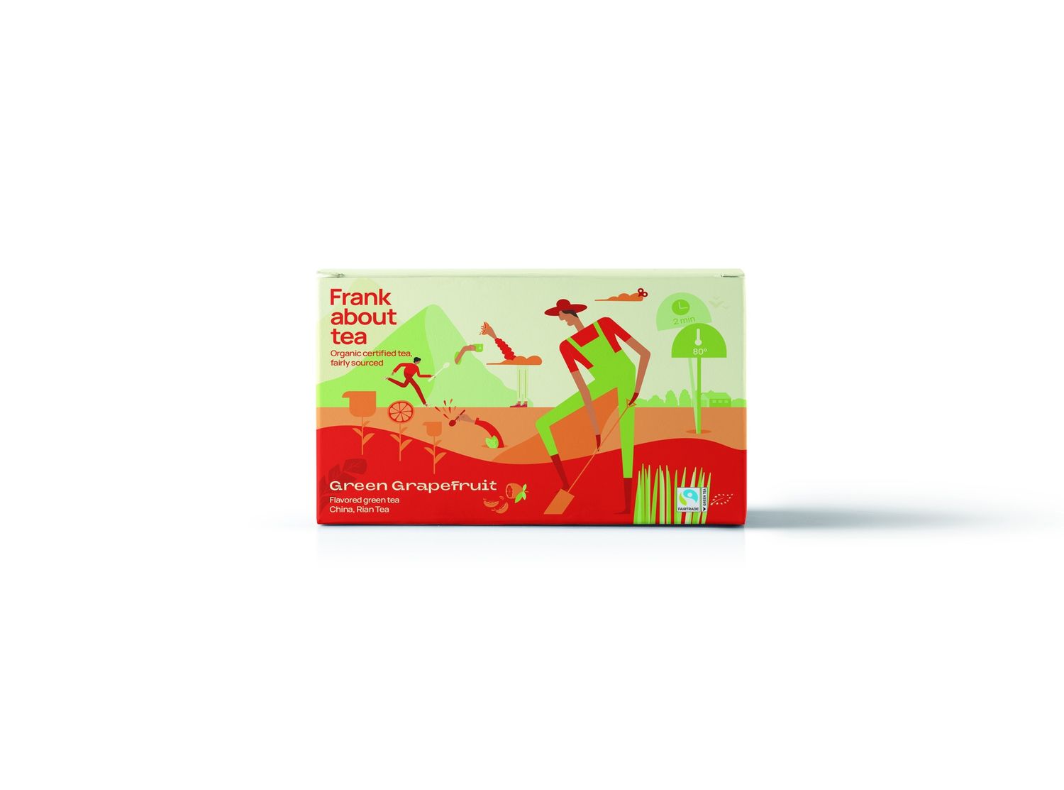 Frank about tea Green Grapefruit, Inhoud: Zakjes - 20 stuks