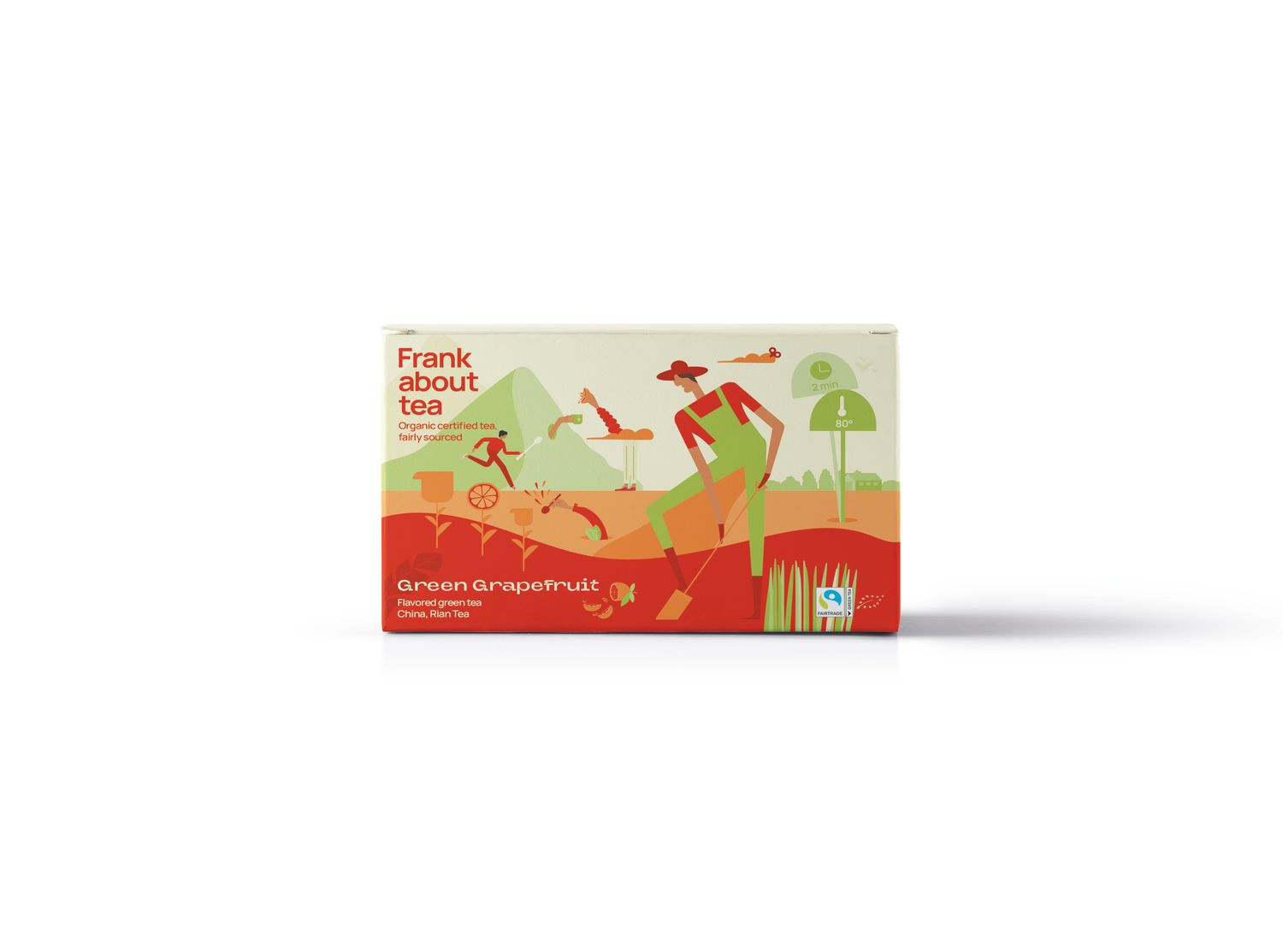 Frank about tea Green Grapefruit, Inhoud: Zakjes - 20 stuks