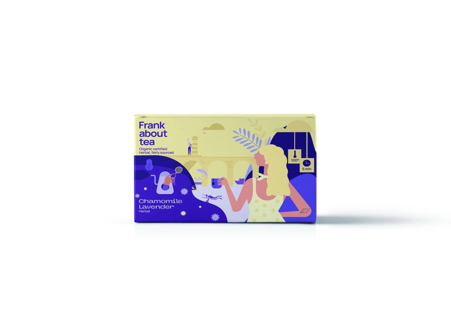 Frank about tea Chamomile Lavender, Inhoud: Zakjes - 20 stuks
