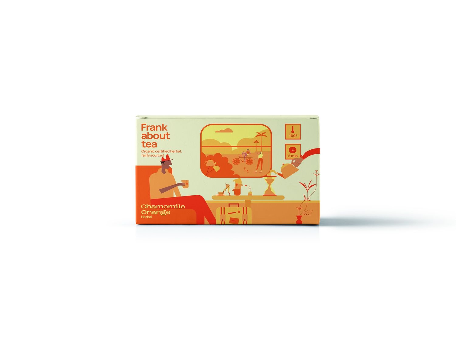 Frank about tea Chamomile Orange, Inhoud: Zakjes - 20 stuks