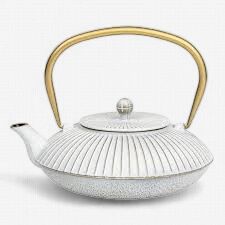 Asia Linhai Gietijzeren Theepot 1100ml, Design: Wit