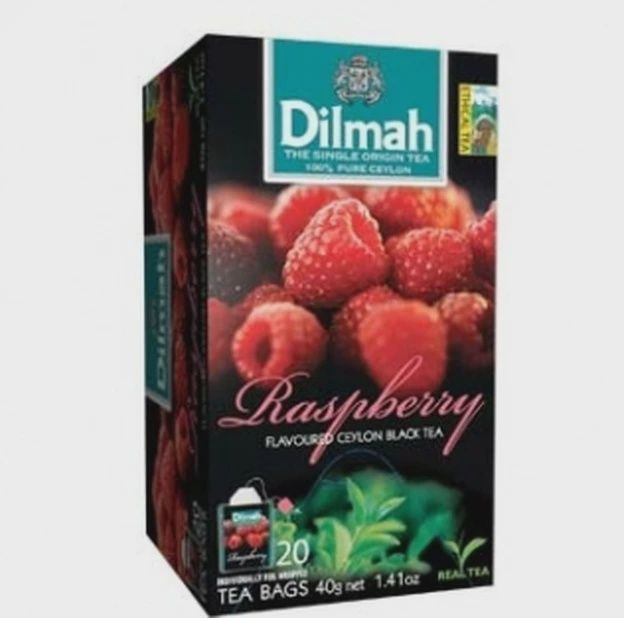 Dilmah: Raspberry, Inhoud: Zakjes - 20 stuks