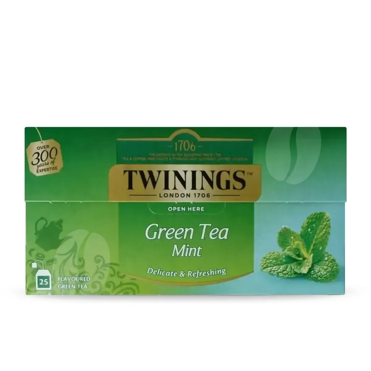 Twinings Tea: Green Mint, Inhoud: Zakjes - 25 stuks