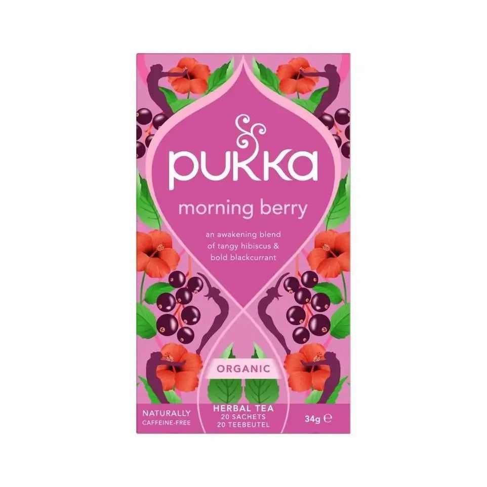 Pukka: Morning Berry, Inhoud: Zakjes - 20 stuks