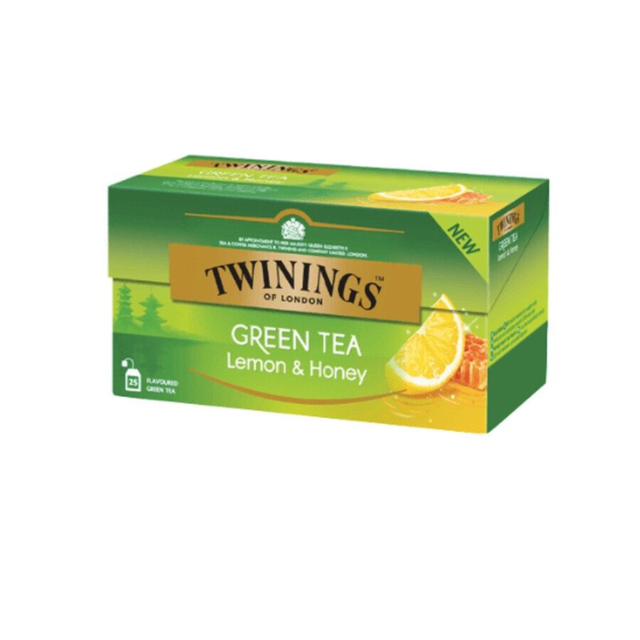 Twinings Tea: Green Tea Lemon &amp; Honey, Inhoud: Zakjes - 20 stuks