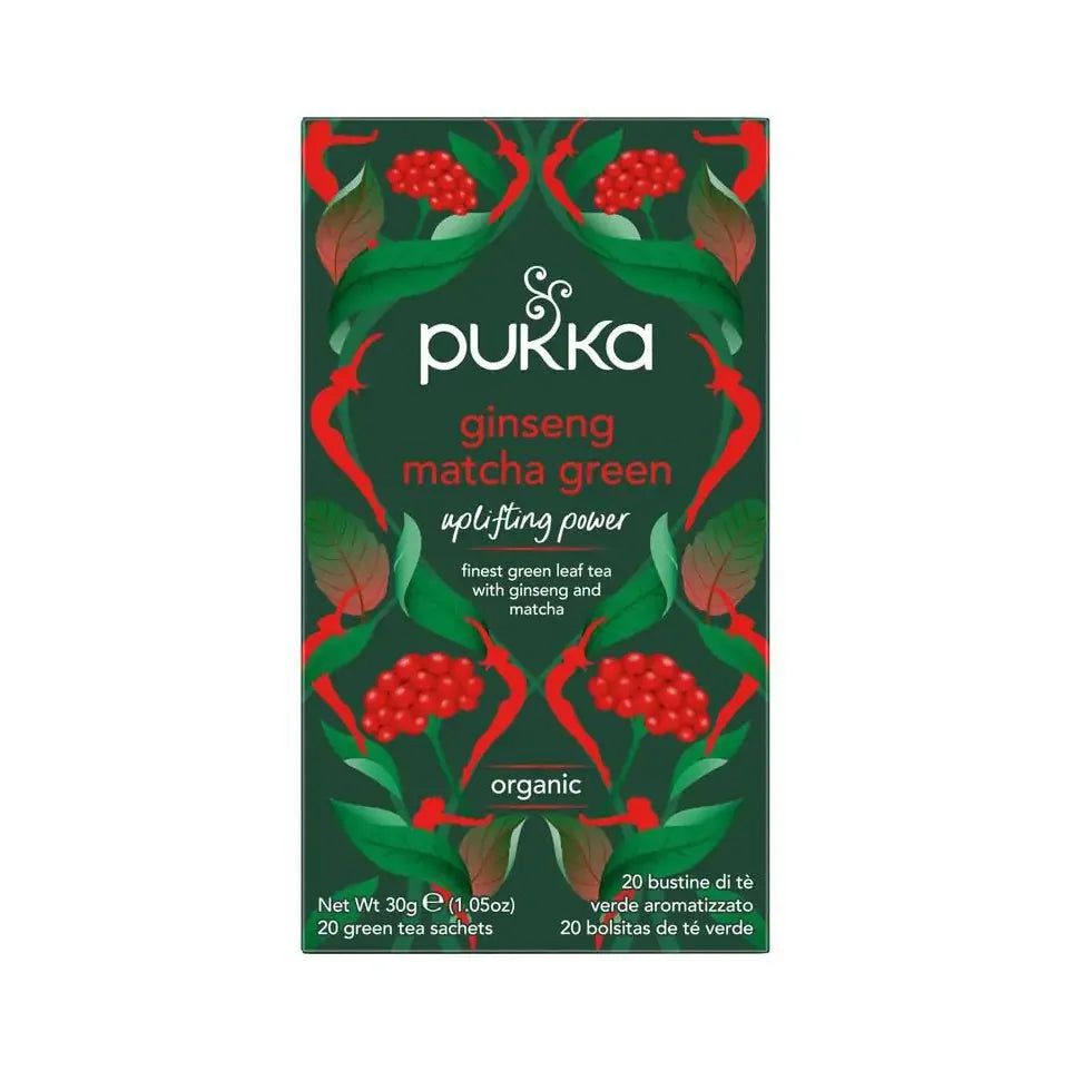Pukka: Ginseng Matcha Green, Inhoud: Zakjes - 20 stuks