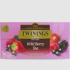 Twinings Tea: Wild Berry, Inhoud: Zakjes - 25 stuks