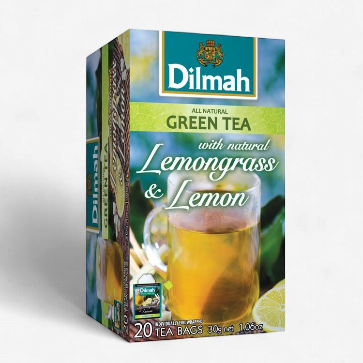 Dilmah Green Tea Lemongrass &amp; Lemon