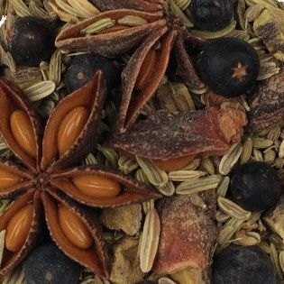 Sterrenmix zonder Groen, Maat: 100 g
