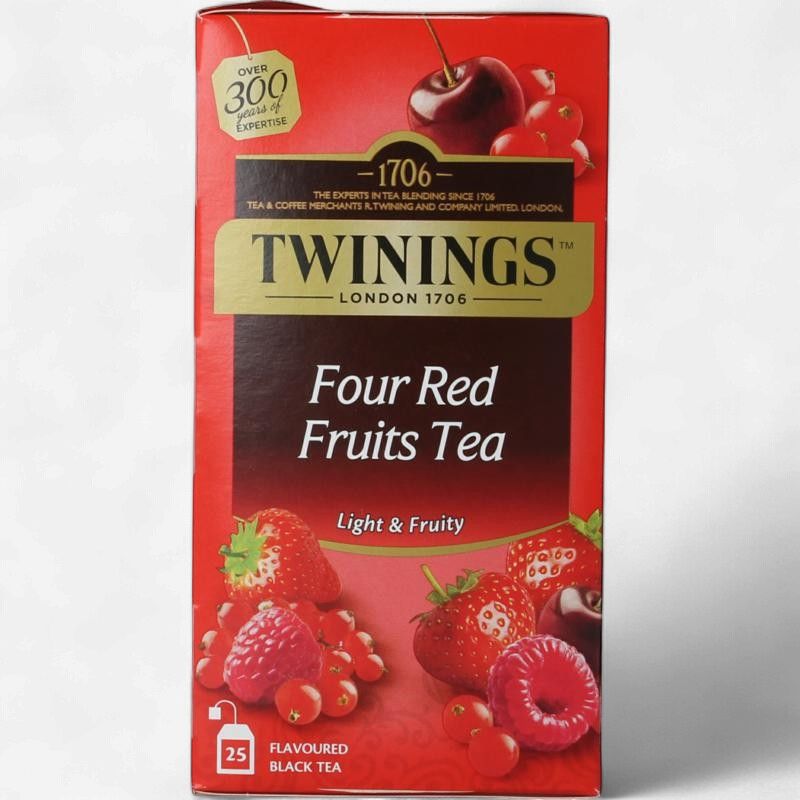 Twinings Tea: Four Red Fruits, Inhoud: Zakjes - 25 stuks