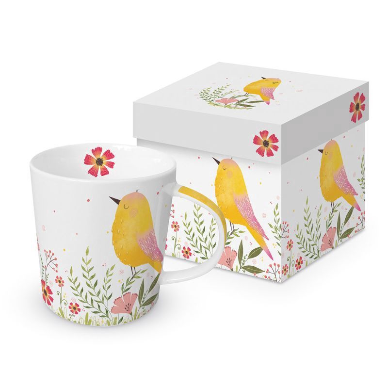 Trend Mug: Bird Yellow