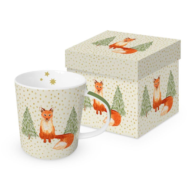 Trend Mug: Snowflakes &amp; Fox
