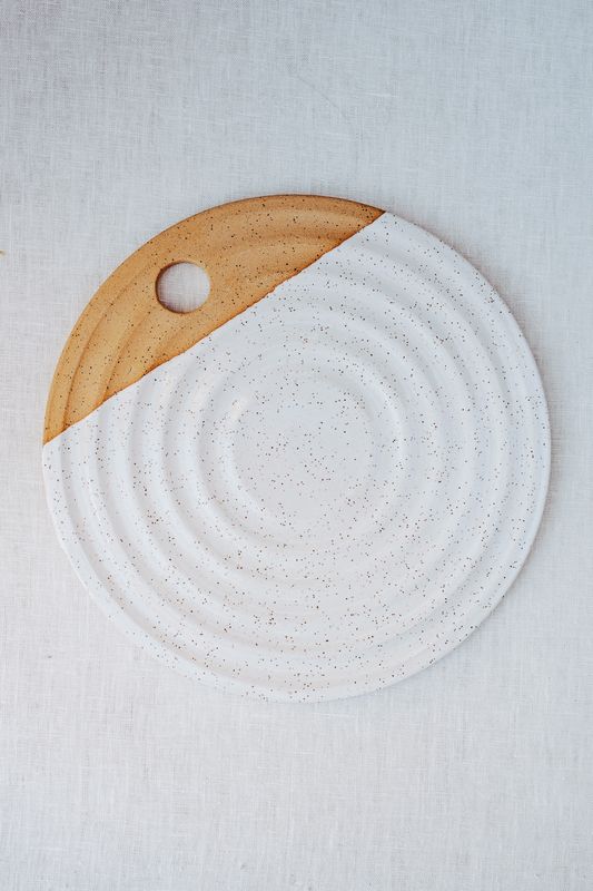 Stoneware Charcuterie Plate