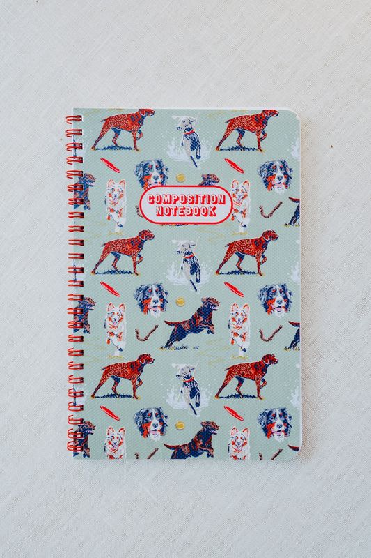Dog Pattern Notebook