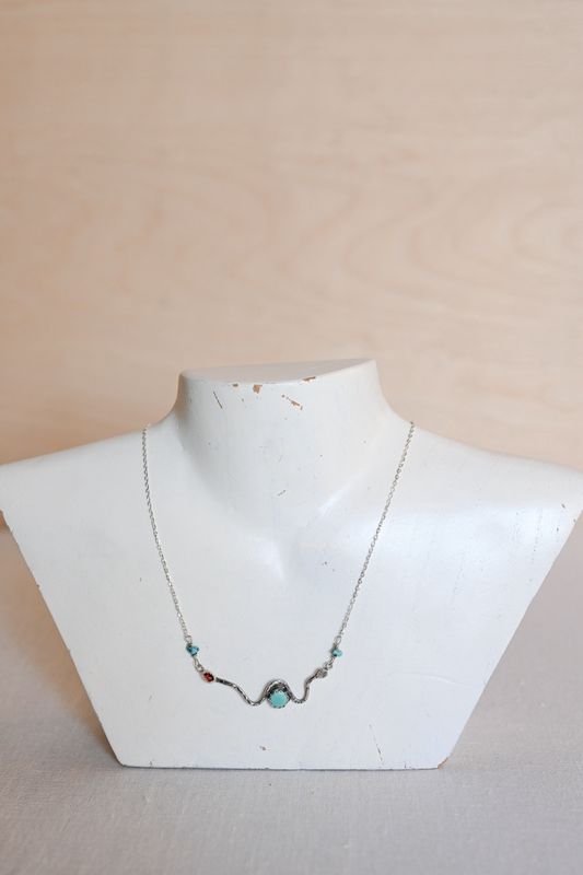 Sterling Snake Necklace