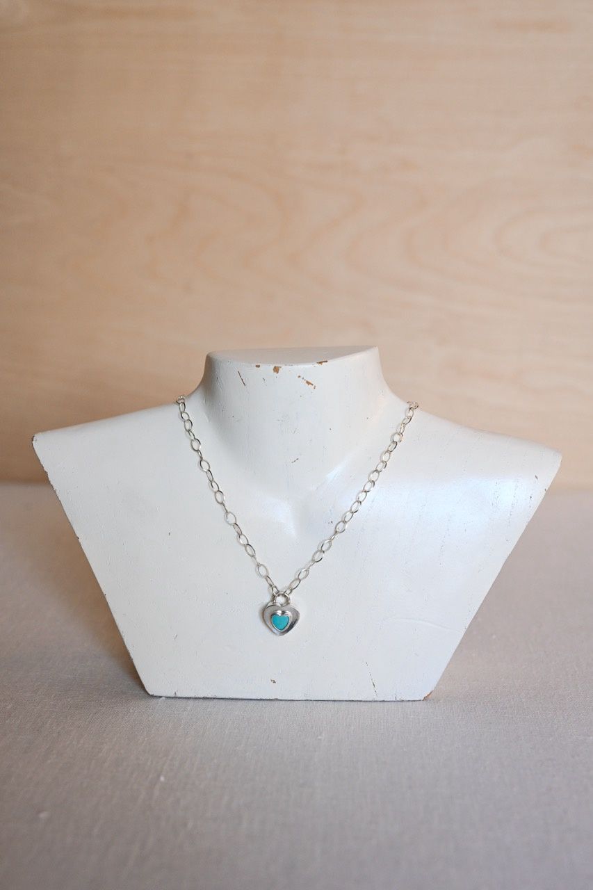 Turquoise Heart Necklace