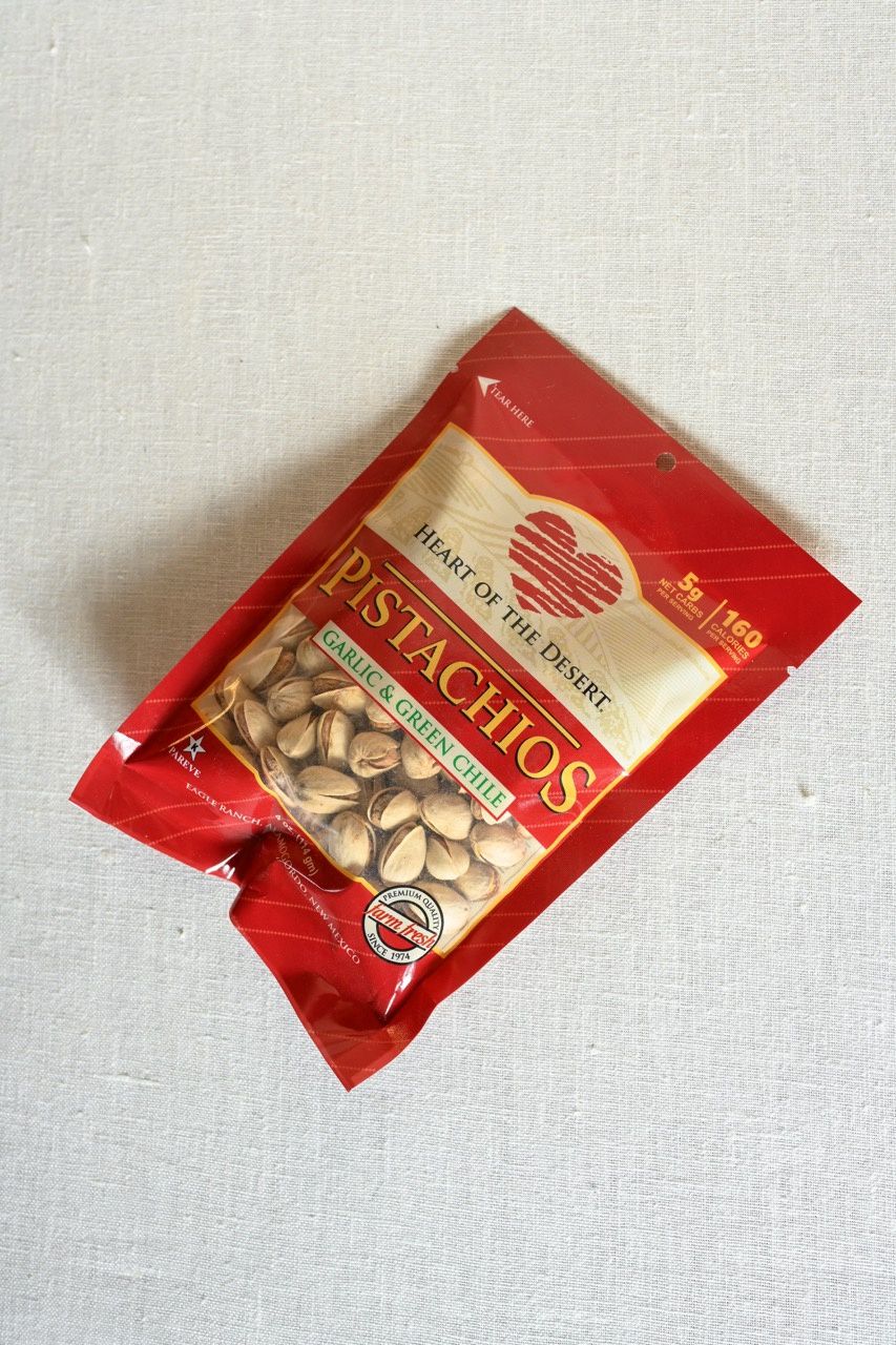 Pistachios, Title: Green Chile&amp;Garlic