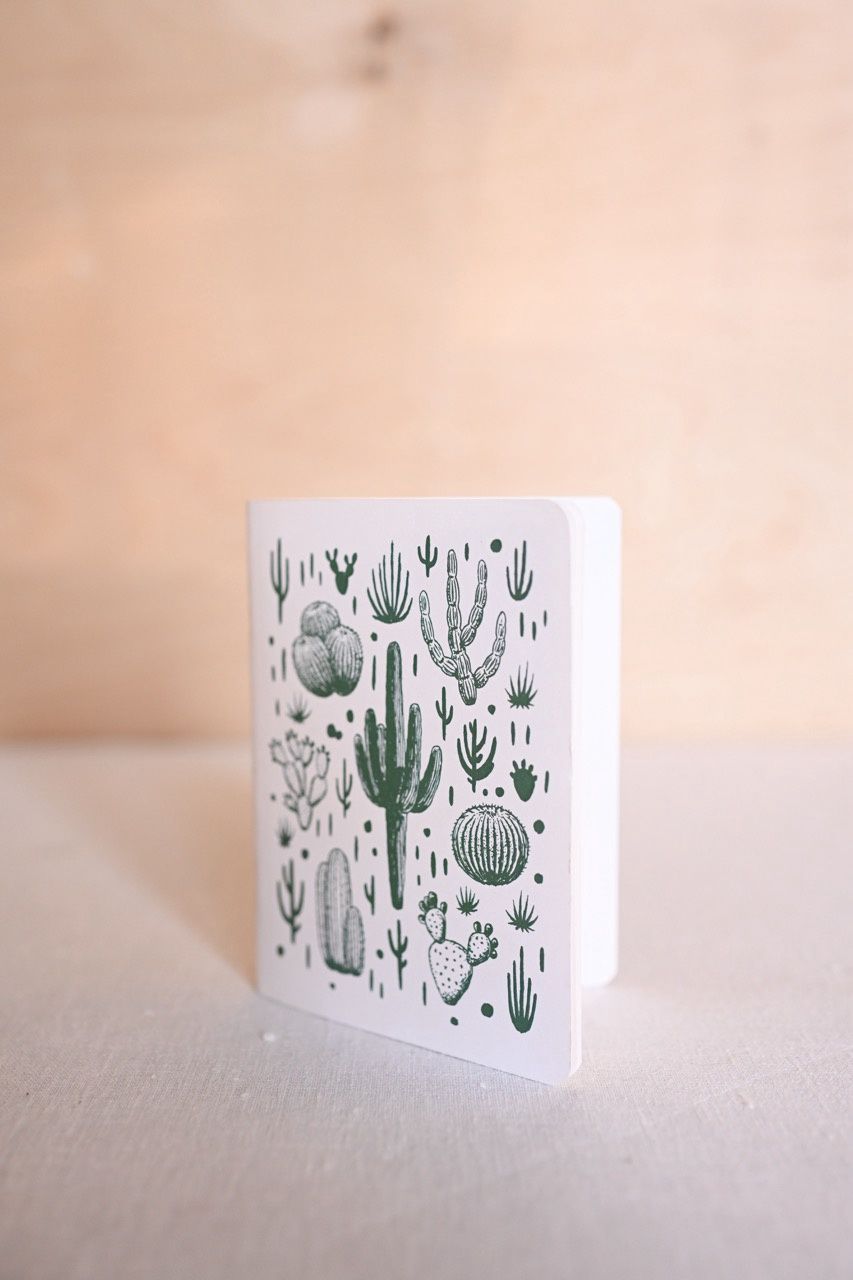 Mini Cactus Notebook