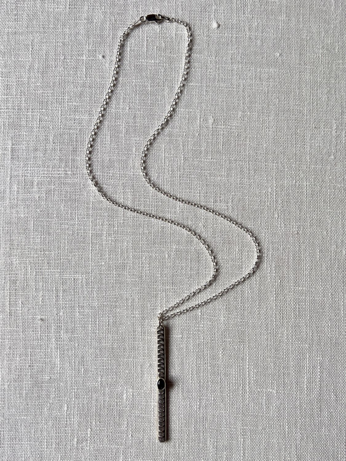 Camino Necklace, Style: Onyx