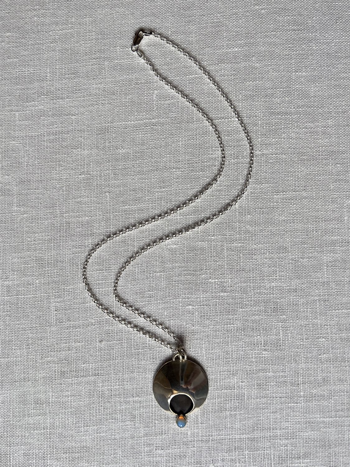 Weeping Moon Necklace, Style: Opal