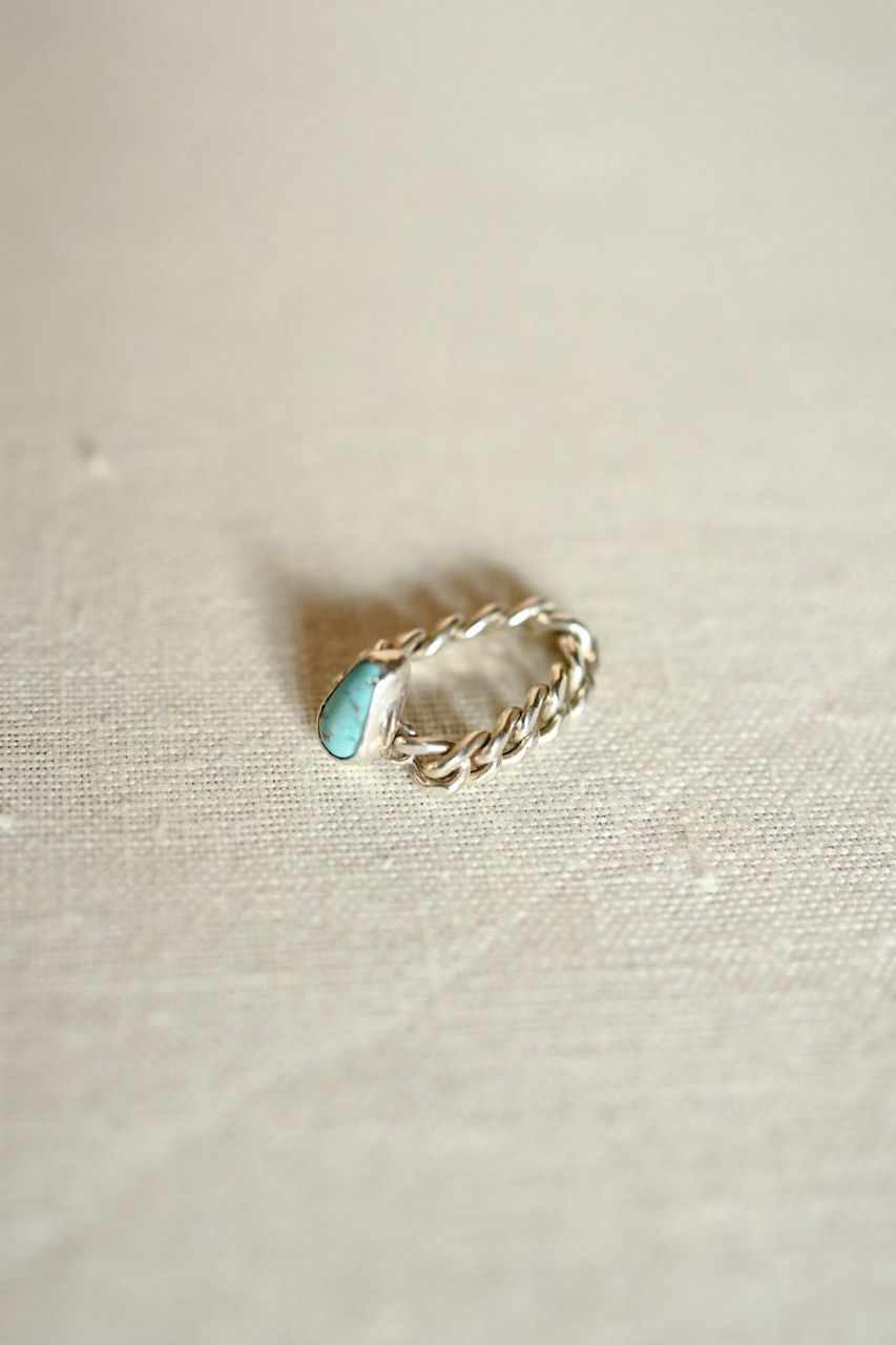 Turquoise Chain Ring