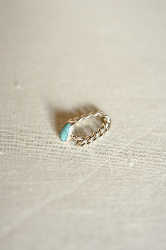 Turquoise Chain Ring