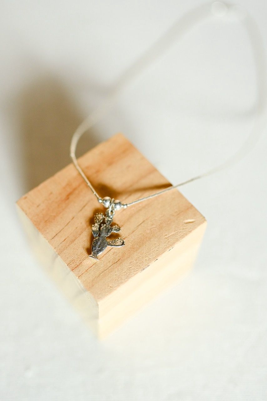 Prickly Pear Charm Necklace