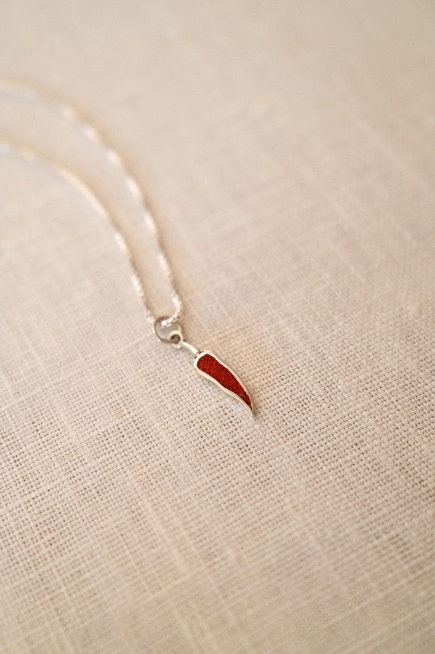 Chile Pepper Charm Necklace