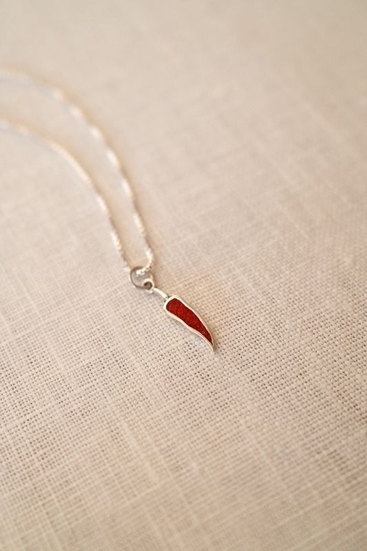 Chile Pepper Charm Necklace