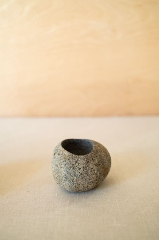 River Stone Tea Light Holder