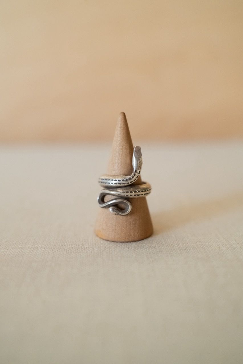 Stamped Snake Ring